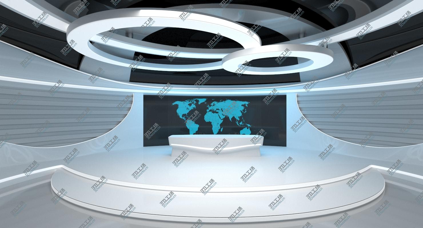 images/goods_img/2021040235/Sci-Fi Futuristic News Studio 3D model/2.jpg